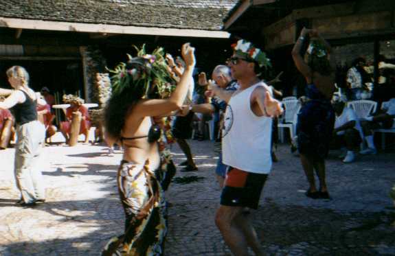 Joe Dancing in Moorea.jpg - Joe dancing in Moorea